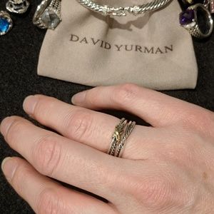 SOLD: David Yurman X Single Crossover Ring
